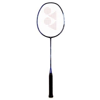Yonex rakieta do badmintona Astrox 01 Clear (przeciwwaga, bardzo elastyczna) czarna/niebieska - naciągnięta -